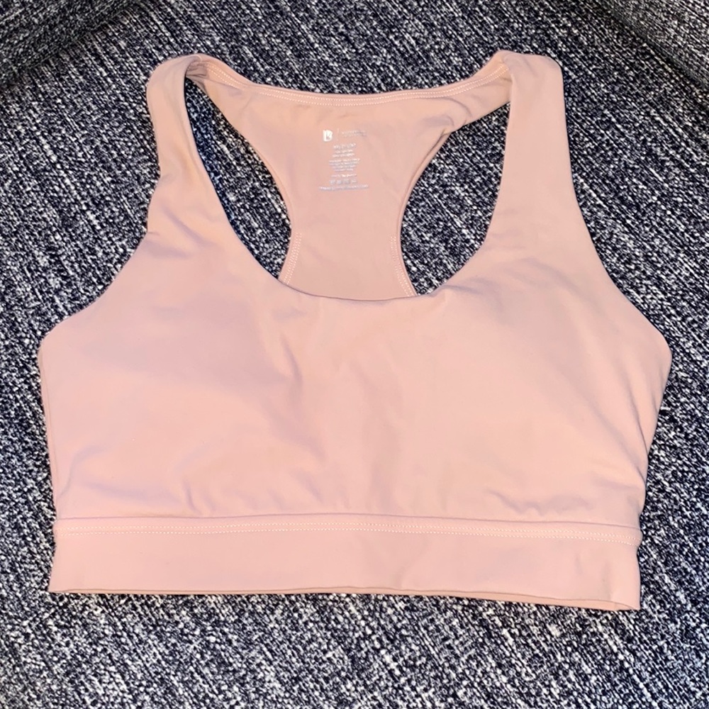 Solar Sports Bra- Pink Salt
